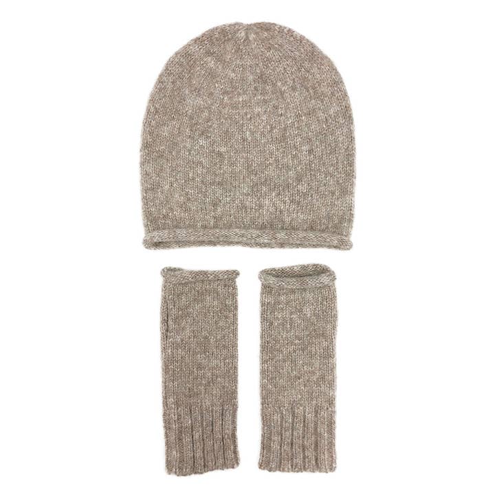 SLATE + SALT - Wholesale Gloves - Women's - Beige Essential Alpaca Gloves