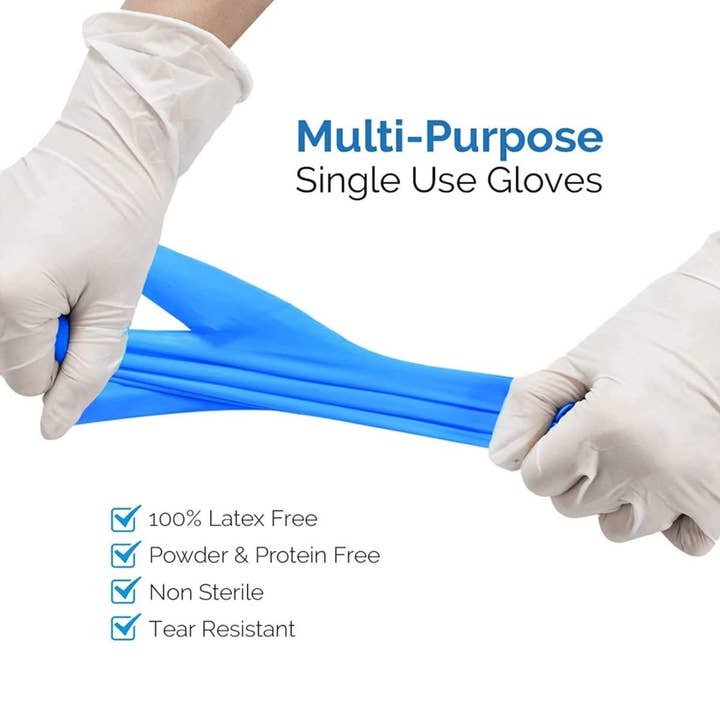 MT Products - Wholesale Cleaning Gloves - Intco/Basic Medical Synmax Vinyl Exam Gloves - 1000 Pieces