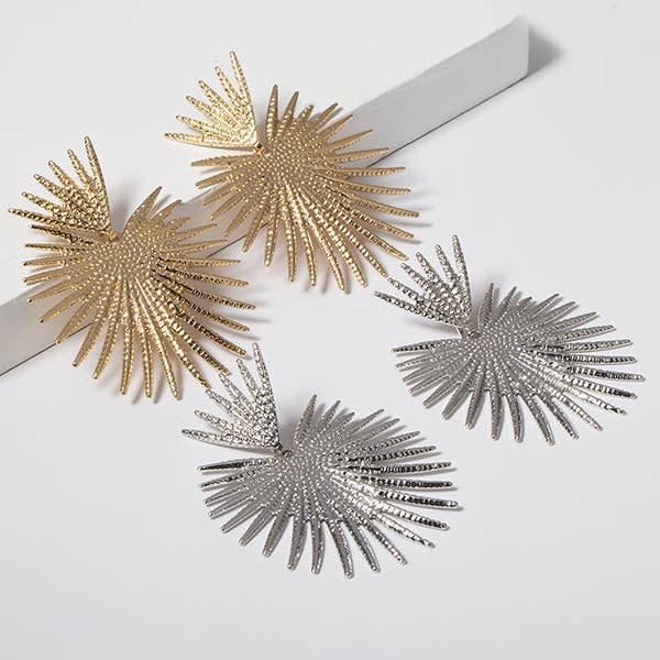 UZ Wholesale Store - Wholesale Dangle Earrings - Heart Shape Hollow Solid Color Earrings Accessories7