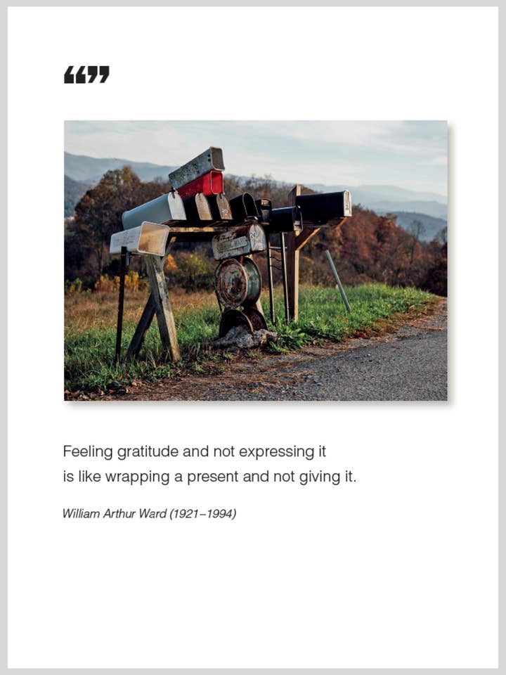 Känsla av tacksamhet Tack Hälsningskort för wholesale av The Borealis Press Inc