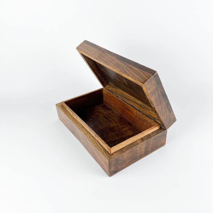 GREENROOTS USA LLC – wholesale Decorative box – Celtic Cross Wooden Box 5X8"1