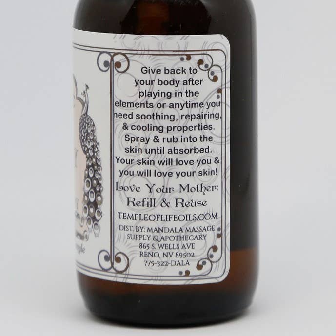 Temple of Life Oils & Perfumes - Wholesale Bath/Body Oil - Apothecary Oil | Sol Play | Body Oil Spray | Aftersun Spray2
