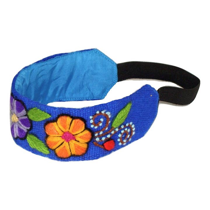 Sanyork Fair Trade - Wholesale Fashion Headband - Women's - Headband Hand Embroidered Huancavelica Floral Patterned One1