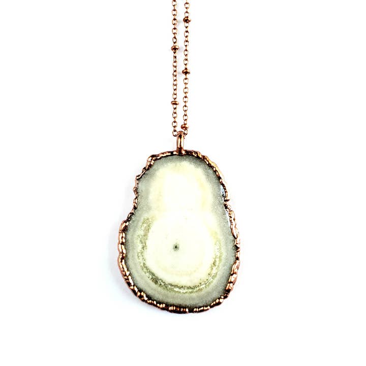 MergingMetals – wholesale Pendant/charm necklace – Natural Solar Quartz Necklace