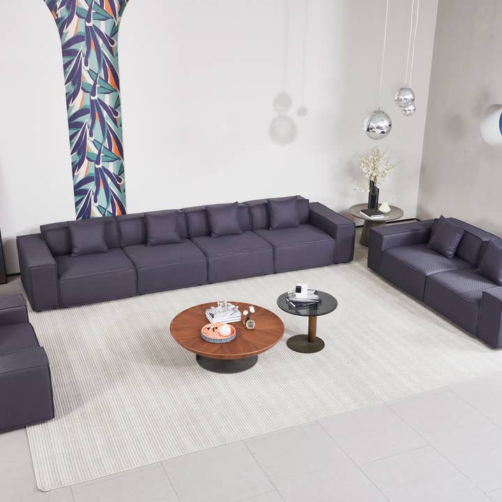 LivingTaste Home Inc - Wholesale Sofa - Versaluxe Sectional Three Seat Sofa in Grey2