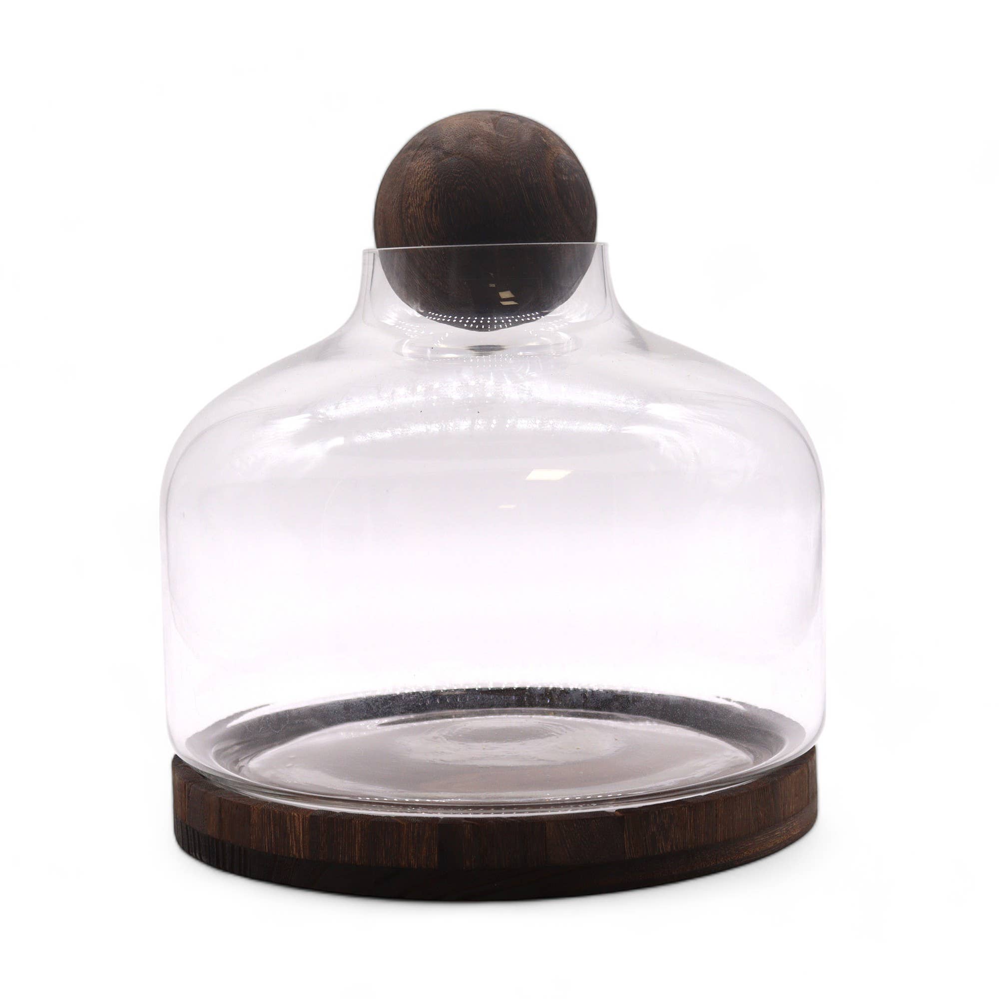 AW Artisan – Engroshandel Terrarium – Ekstra stort træterrarium med kugleformet låg - 23x23 cm1