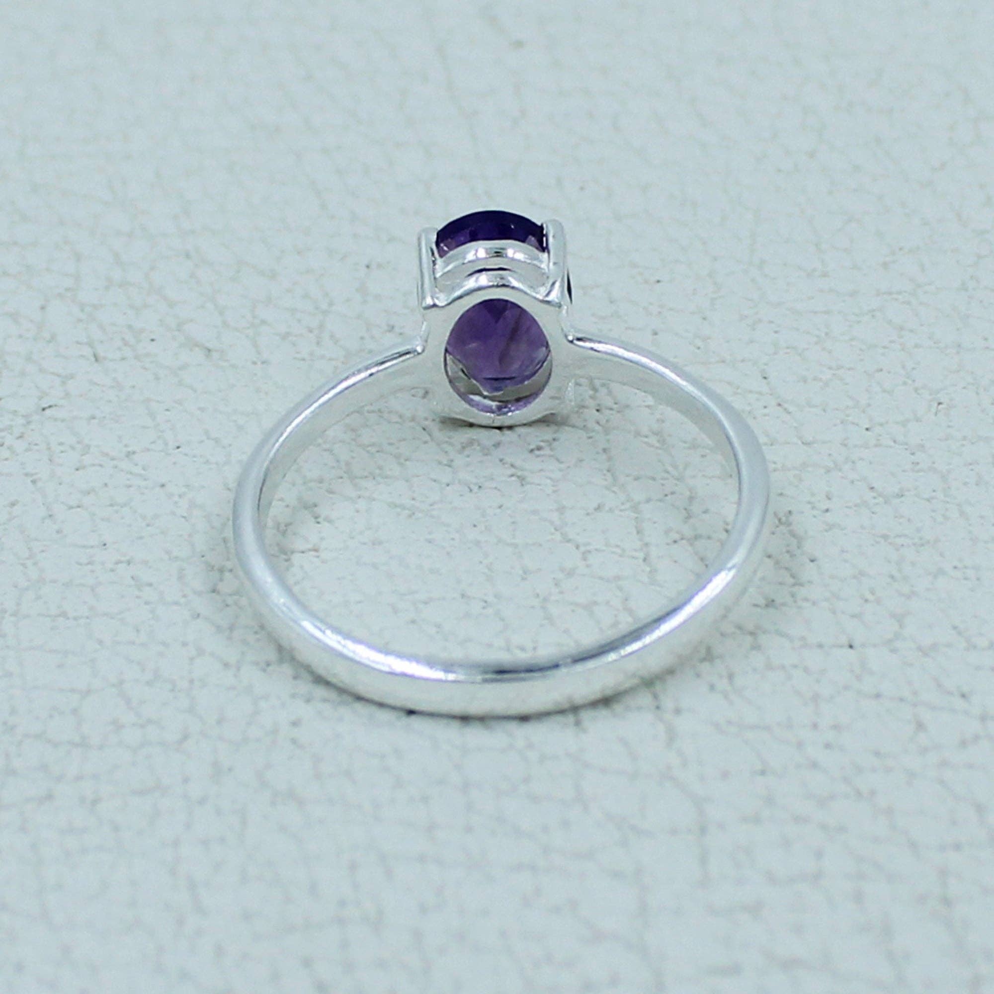 Silvex Jewelry – wholesale Single stone/solitaire ring – Garnet Minimalist Ring 925 Silver Birthstone Gift Jewelry16