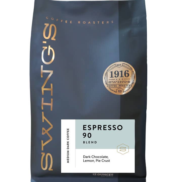 Espresso 90 Espresso Blend for wholesale by Swing's Coffee