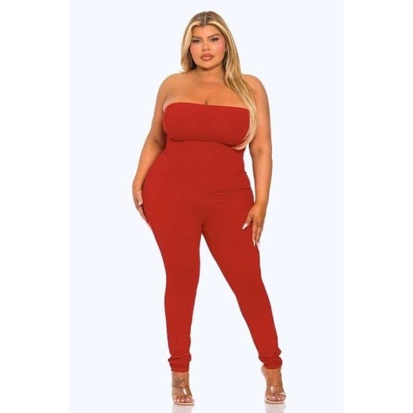 Combinaison moulante Essential Tube de grande taille pour la vente par Esmeray Clothing