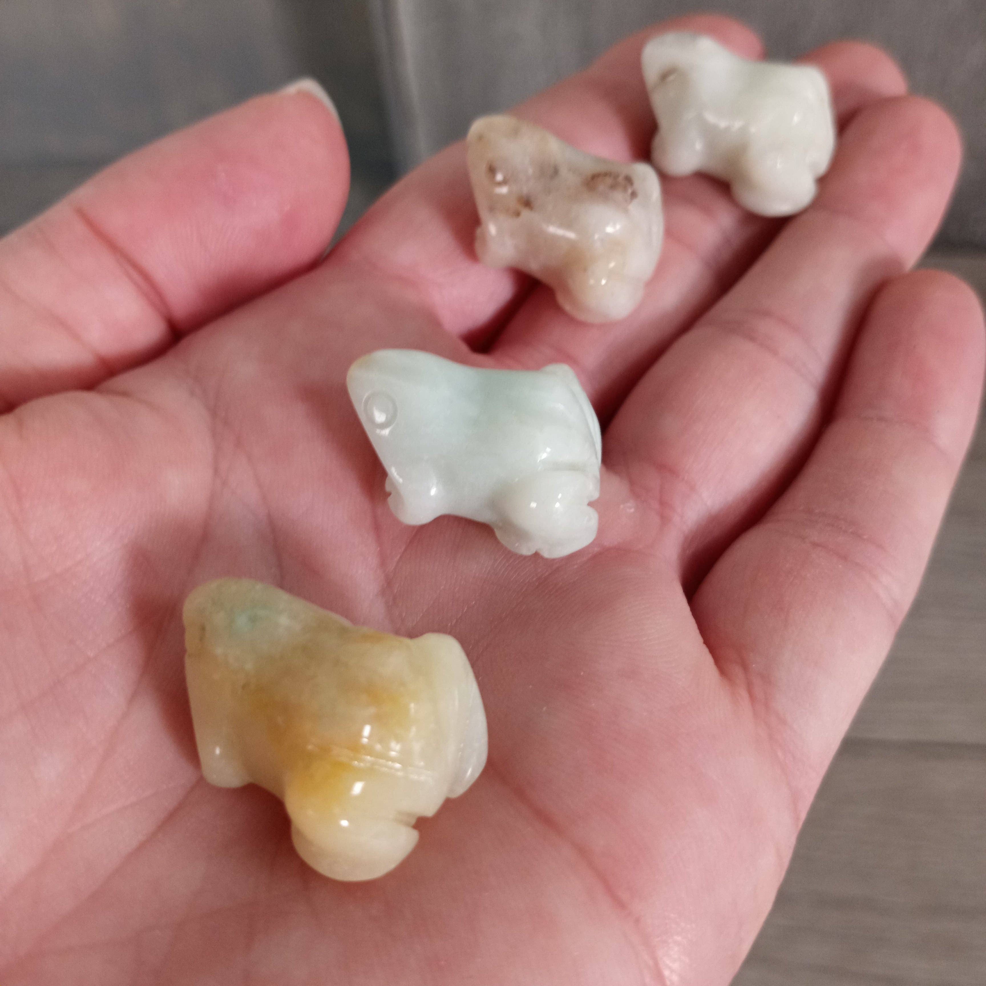 Keystone Crystals - Wholesale Decorative Figurine - Small Gemstone Frog Figurines – Carved Crystal Animal Decor0