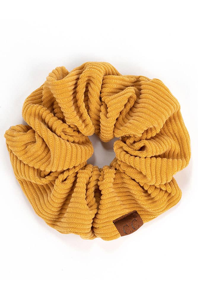 Hana - Wholesale Scrunchie - Women's - C.C Corduroy Solid Color Soft Scrunchies10