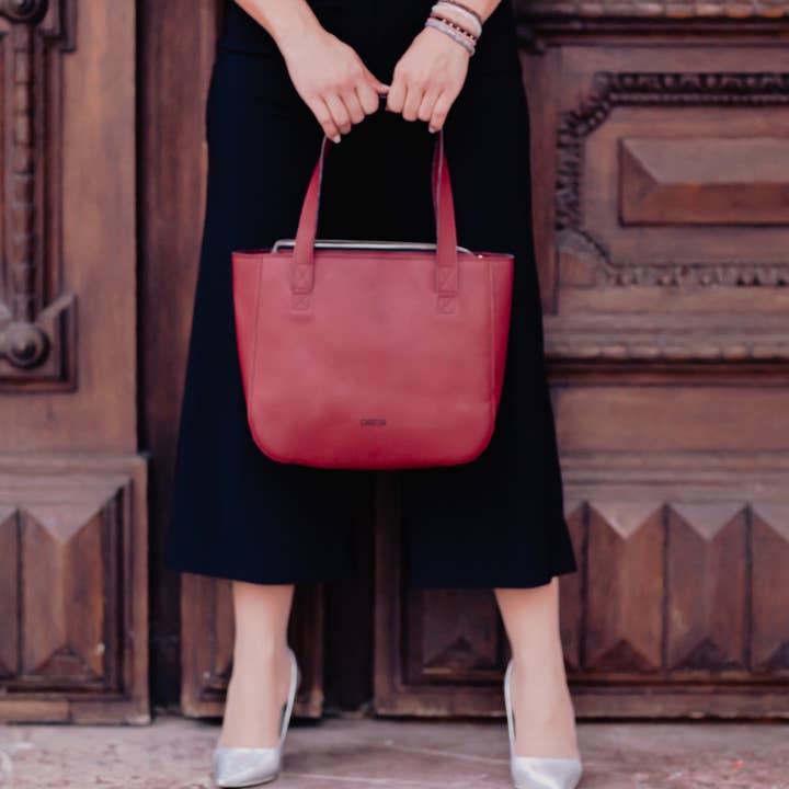 Saco de pele de maçã – Andreya, alternativa de couro à base de plantas por atacado de DECE