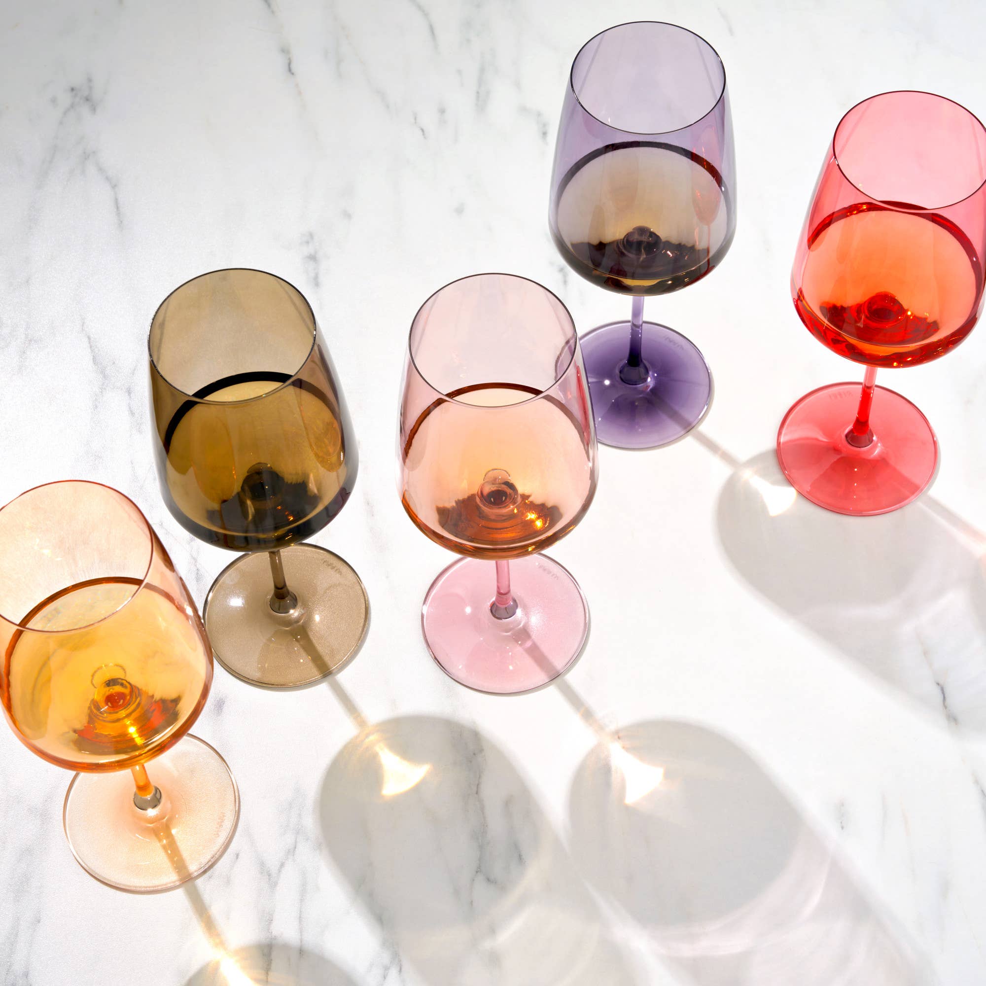 Viski - Wholesale Wine Glass - Reserve Nouveau Crystal Wine Glasses in Moonrise Set of 43