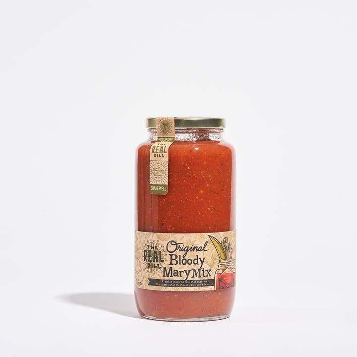 The Real Dill - Wholesale Cocktail Mix/Syrup - Original Bloody Mary Mix, 32 oz