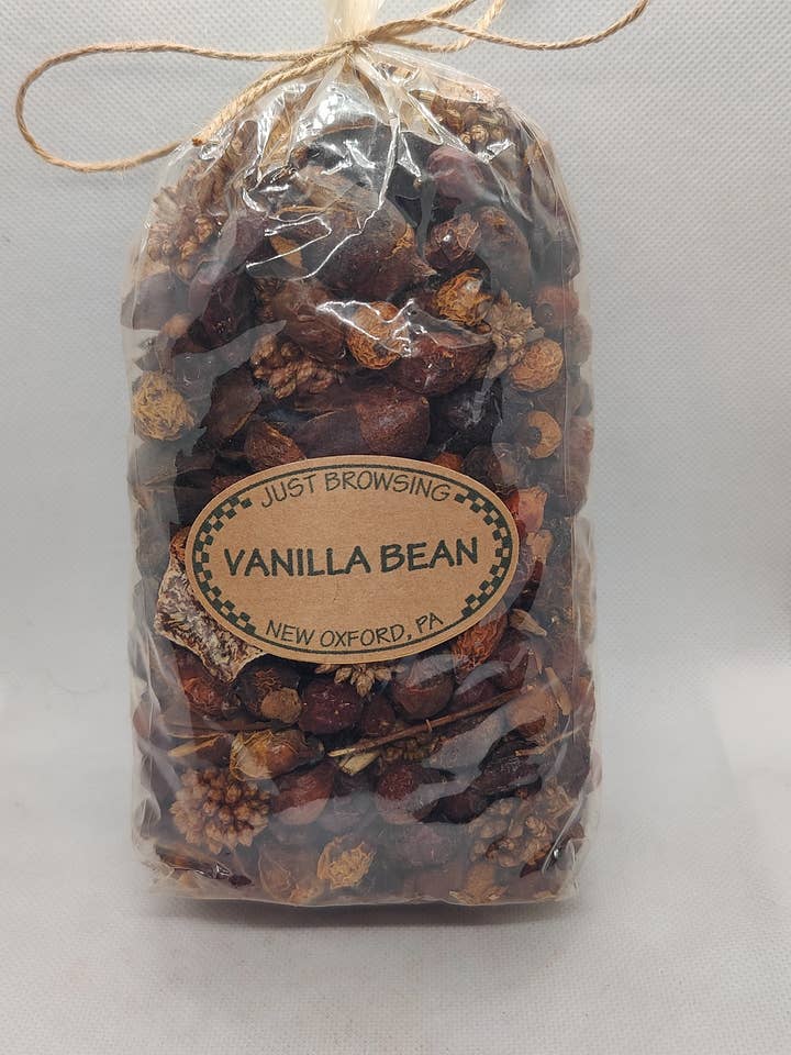 Scented Potpourri with Rosehips - Vanilla Bean - Bulk for wholesale by Just Browsing, LLC