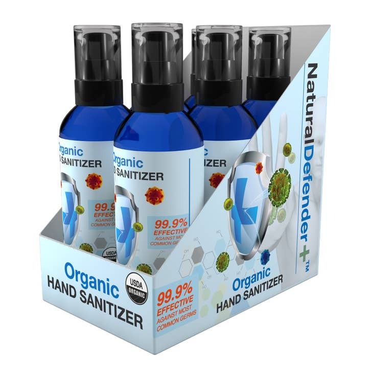 Natural Defender Organic Hand Sanitizer - Wholesale Hand Sanitizer - Natural Defender Organic Hand Sanitizer2