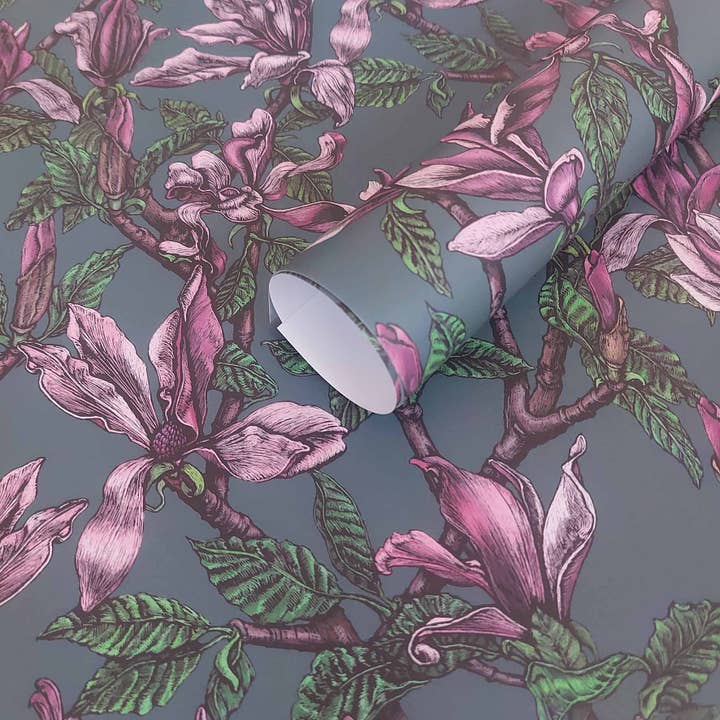 Papel para envolver regalos Magnolia para venta al por mayor de Rachel Meehan, pictures and words...