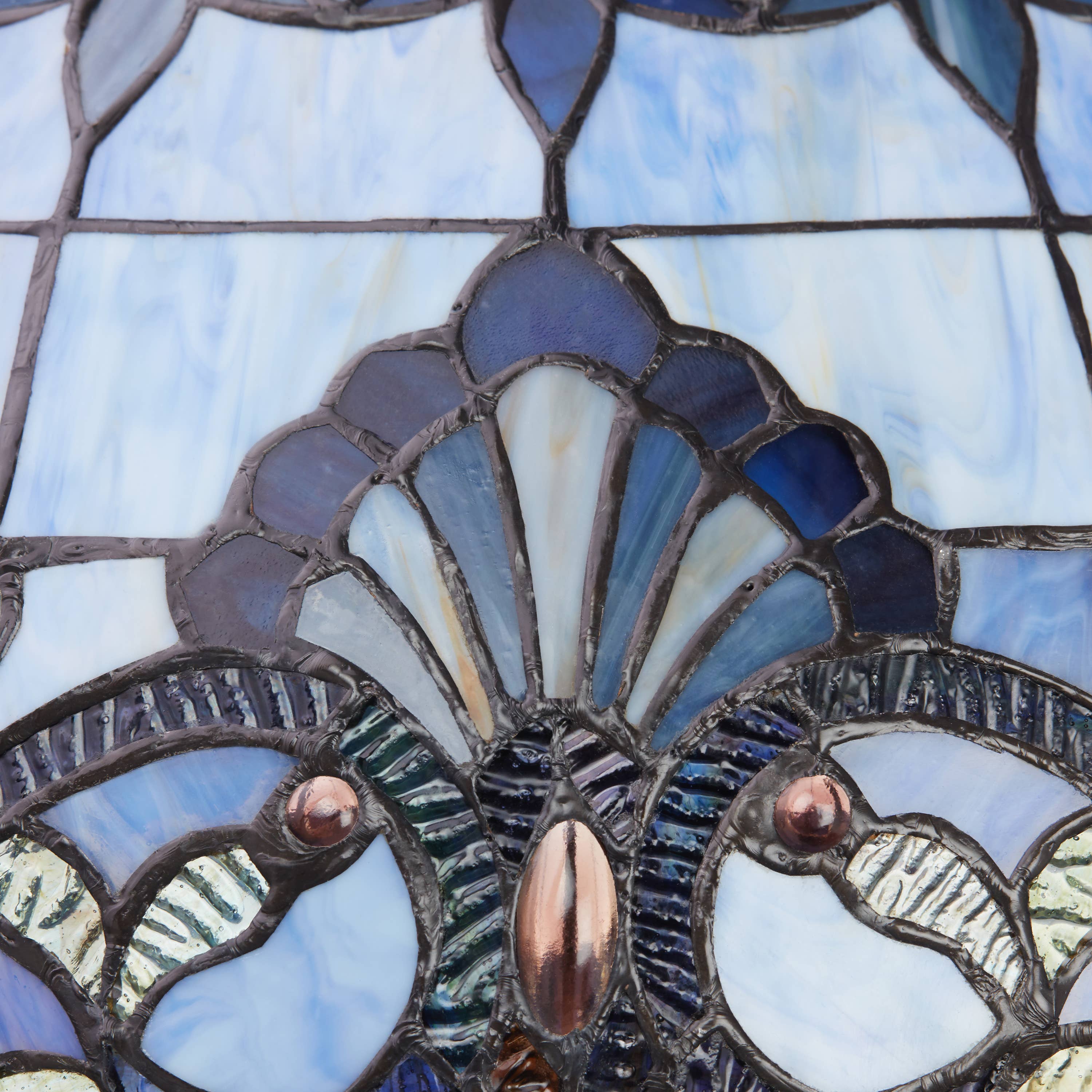 River of Goods - Wholesale Floor Lamp - 64"H Allistar Stained Glass Bowl Candlestick Floor Lamp9