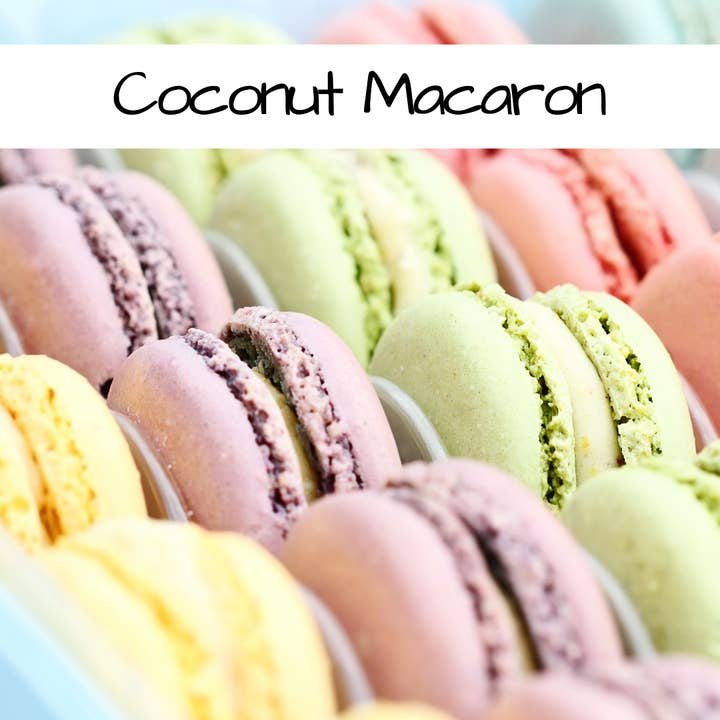 Toasted Coconut Macaron Flavored Coffee for wholesale by Little Heifer Coffee