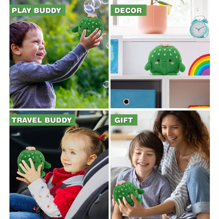 Cota Global - Wholesale Stuffed/Plush Toy - Kids & Baby - SNUG-MOOSHIES PLUSH - CACTUS 4"3