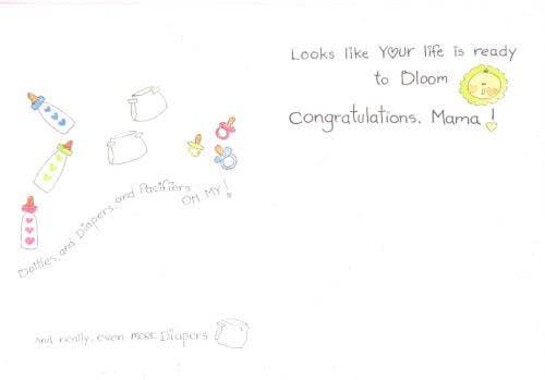 DICKENS INC. - Wholesale Baby Card - Baby Mother to Be | AGRP | SM | RBA17824101C1