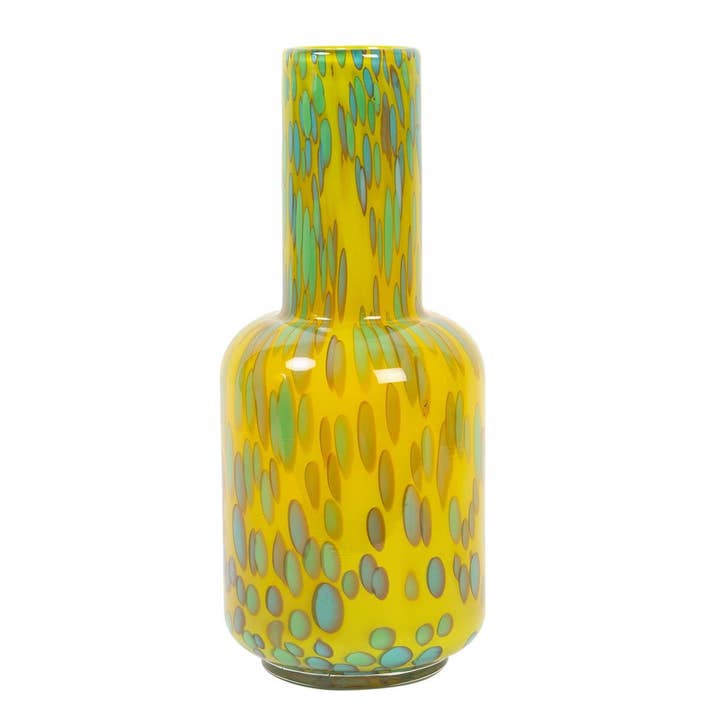 Truu Design - Wholesale Vase - Truu Design Bubble Glass Vase, Green/Yellow, 2 sizes