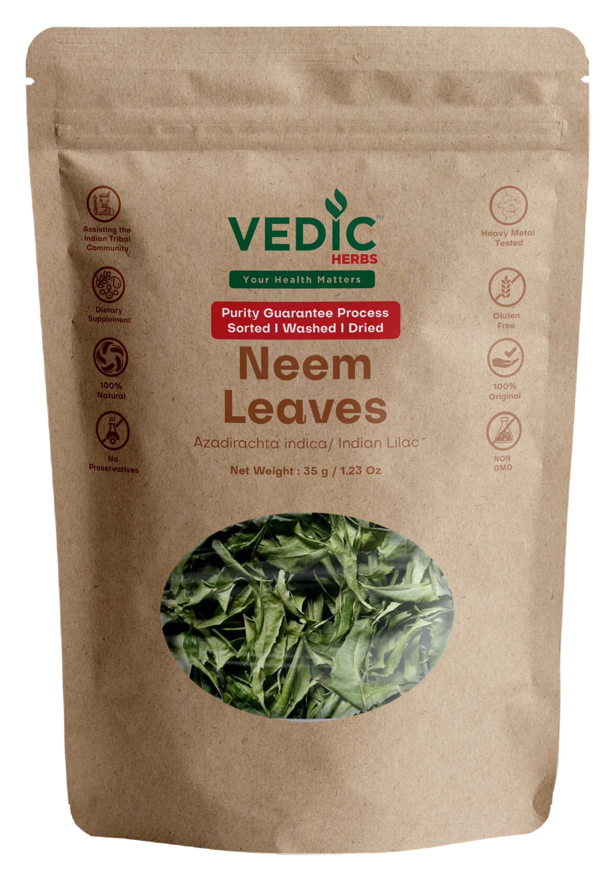 Vedic Juices - Wholesale Health/Detox Tea - Vedic Herbs Neem Leaves