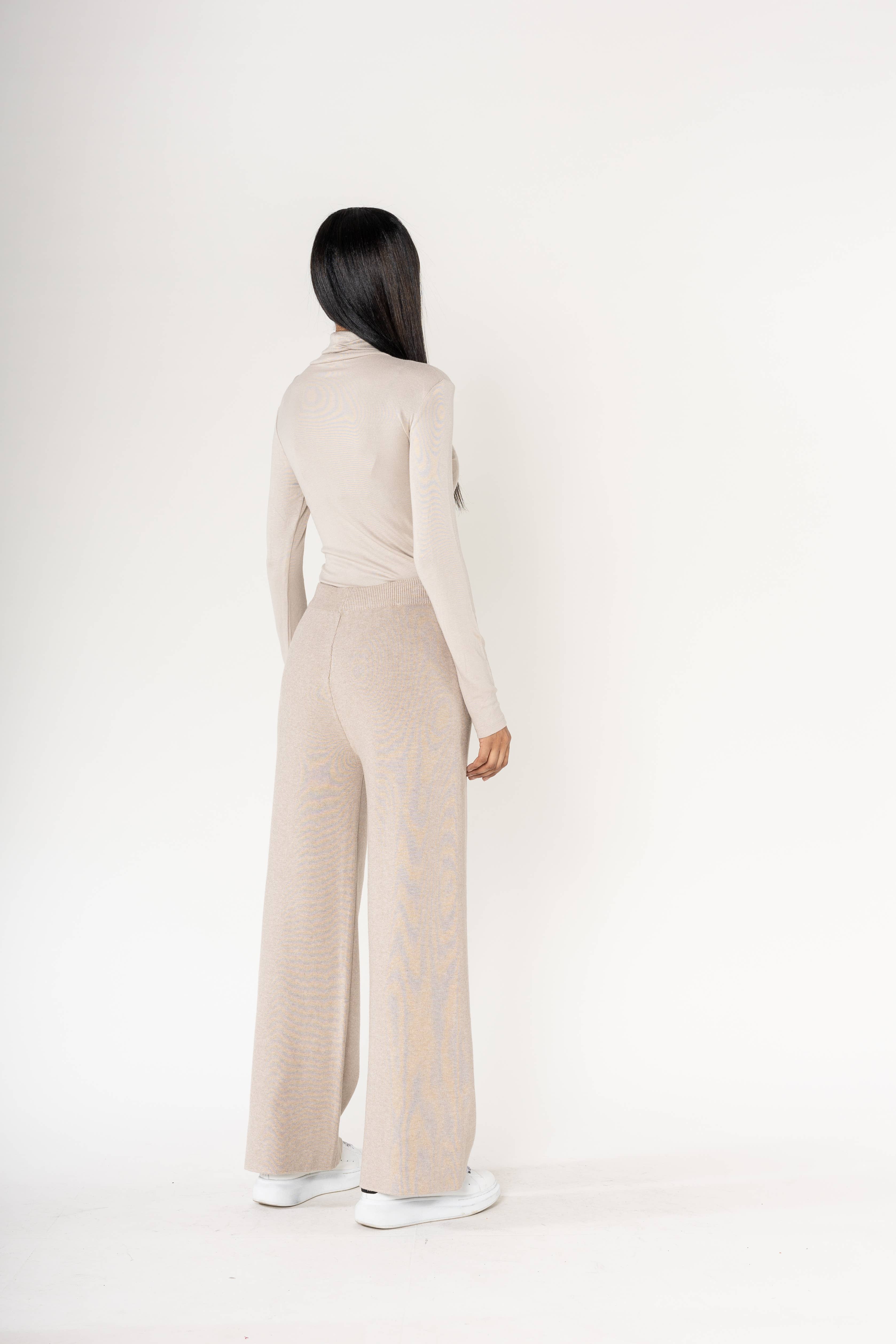 Nina Carter – Engroshandel Bukser - Dame – F025 Flared Cocooning Comfort-strikbukser16