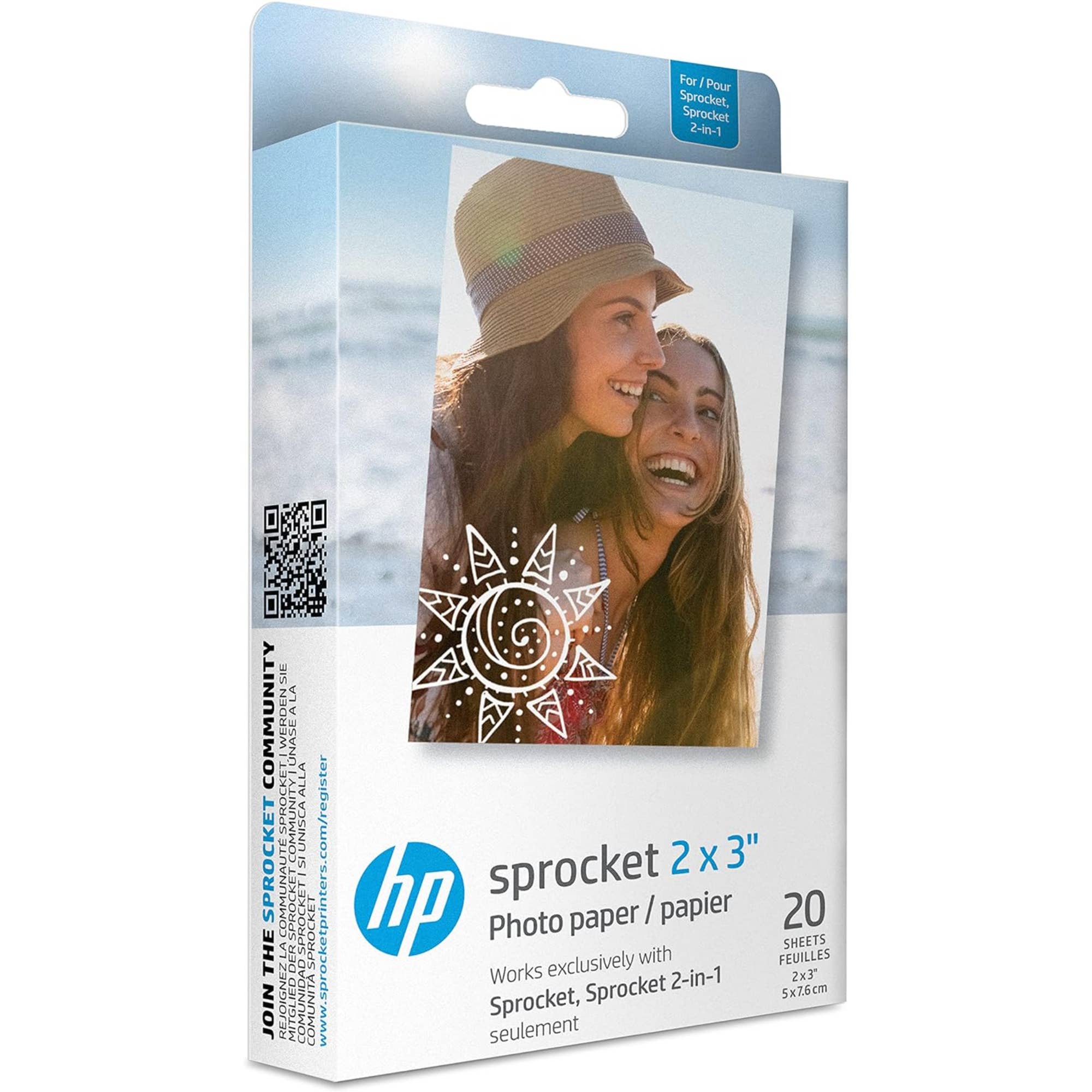 HP - Wholesale Sticker - Sprocket 2" x 3" Sticky-Backed Zink Photo Paper6