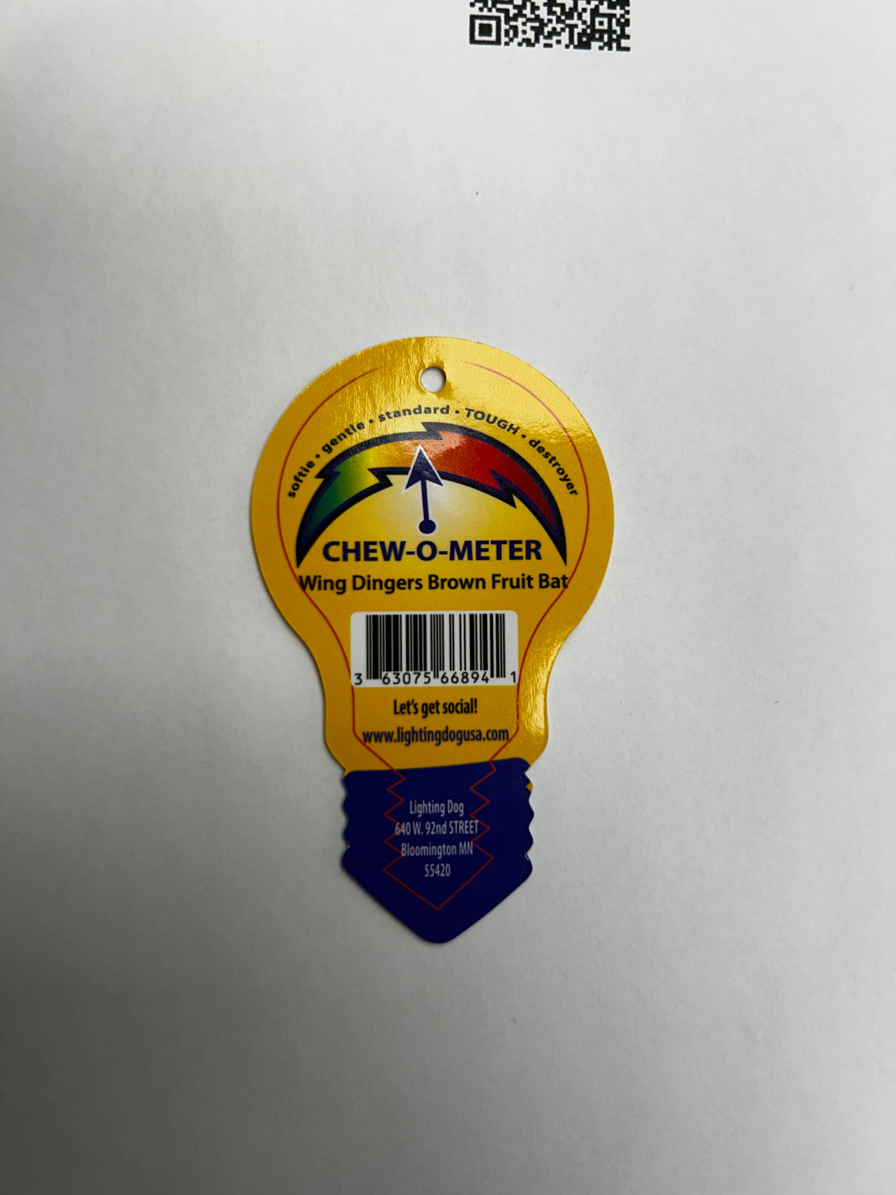 Lightning Dog - Wholesale Pet Plush Toy - Dog - Wing Dingers - Brown Fruit Bat5