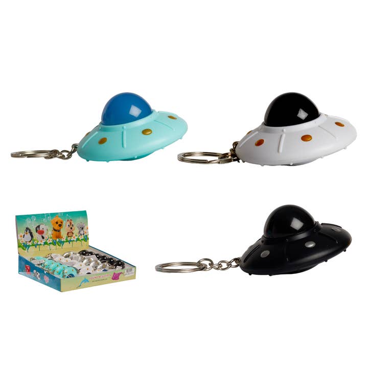 Porte-Clé Musical Et Led Soucoupe Volante pour la vente par CP INTERNATIONAL