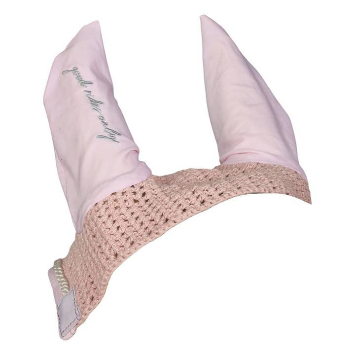 Pink White Dapplebay Gingham Pony Fly Veil-Pink/White for wholesale on Faire3