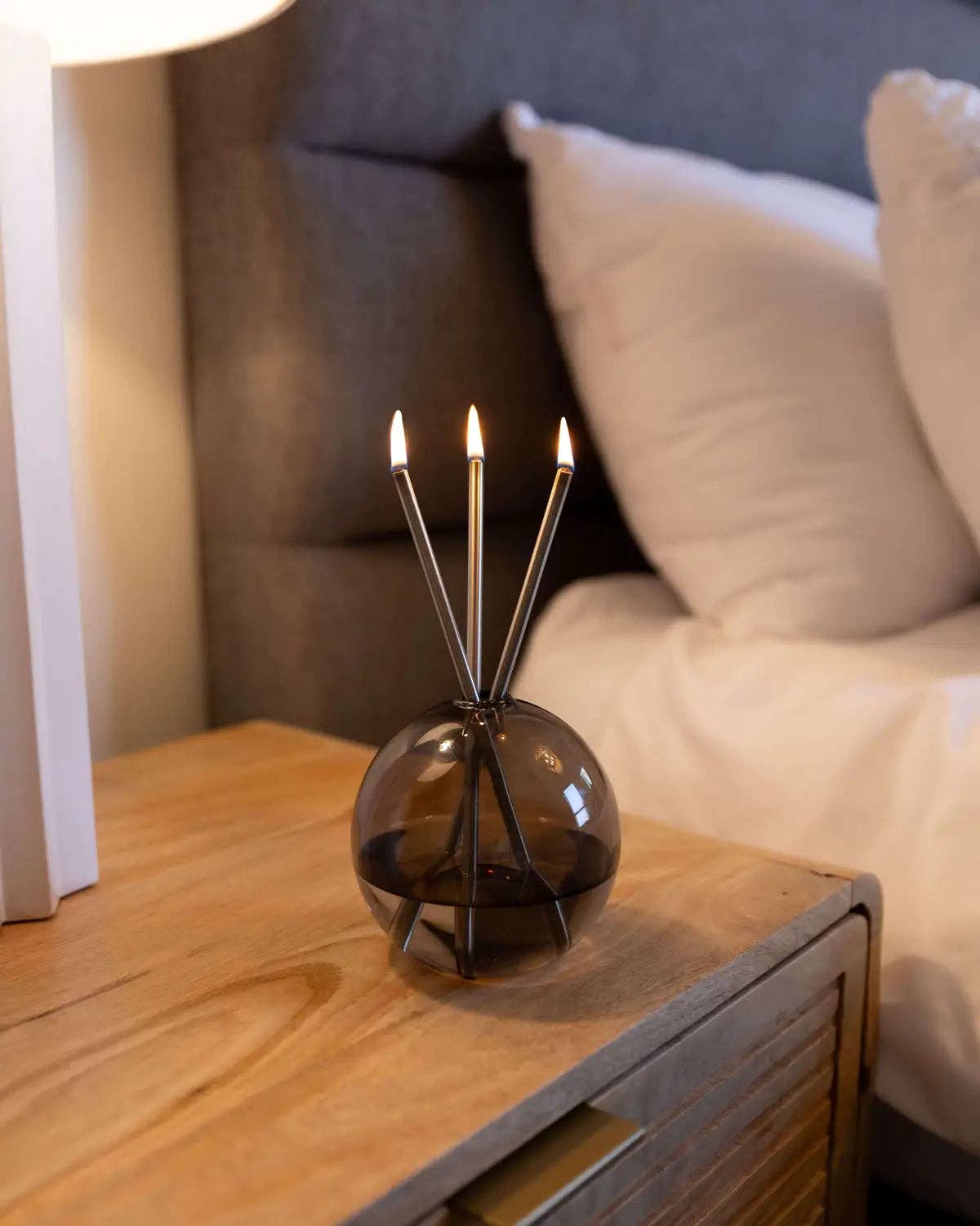 Everlasting Candle - Wholesale Vase - Neva Vase, Storm [x6] --WHOLESALE8