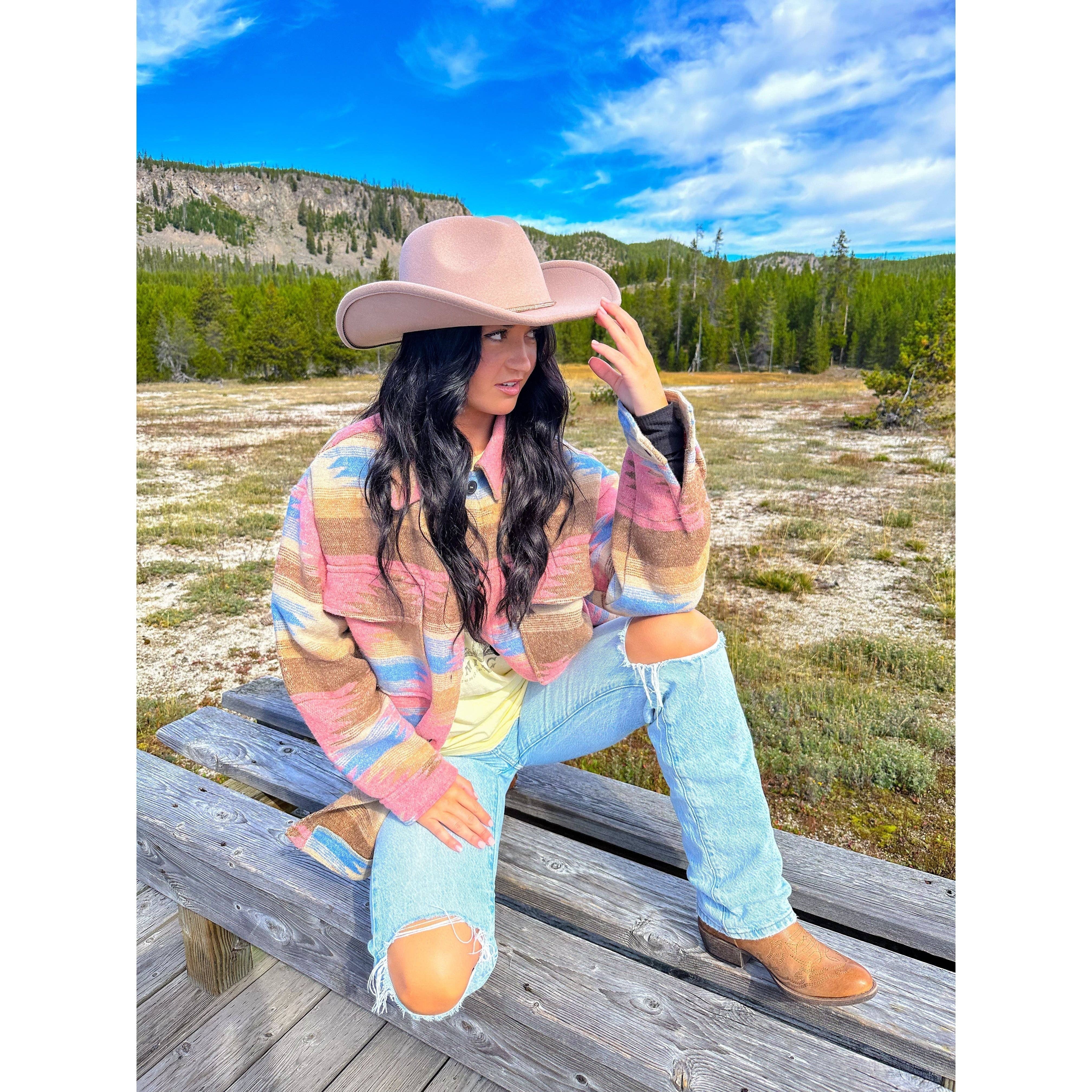 C.C Beanie – wholesale Cowboy Hat – Women’s – Reno Vegan Fabric Cowboy Hat VCC00677