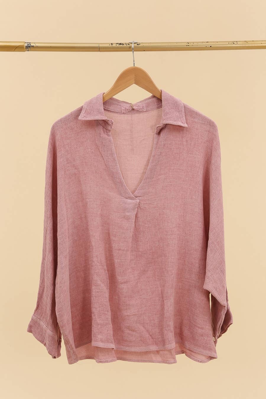 LÉA & LUC - Wholesale Tunic - Women's - Blouse in 50% linen 50% cotton REF. 100703
