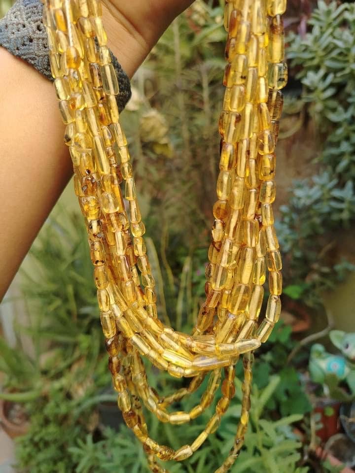 Bandes de perles d'ambre mexicain authentique de la région du Chiapas - Naturel et authentique for wholesale by OllinMexica