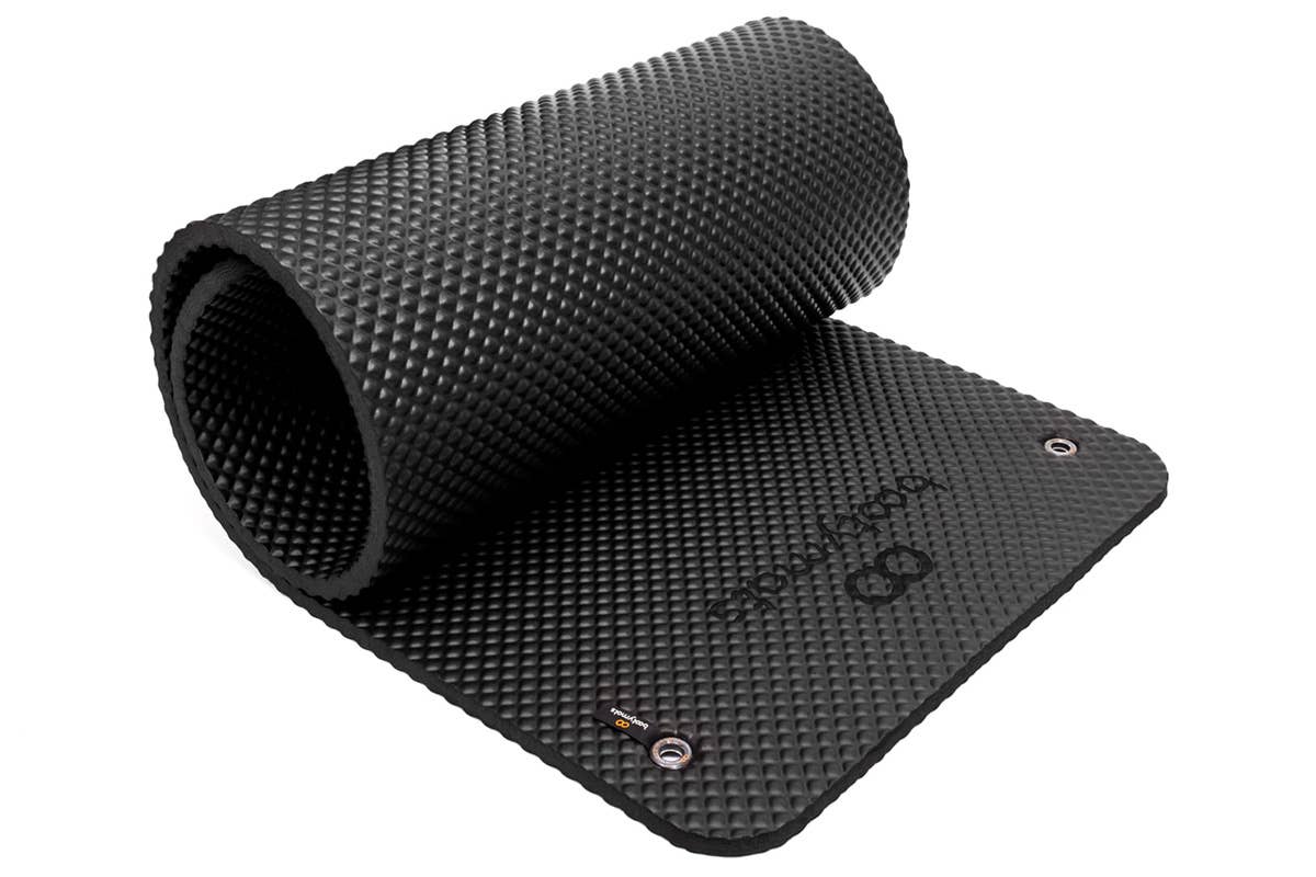 Bootymats - Wholesale Yoga Mat - Oversized extra padded pilates mat. Black1