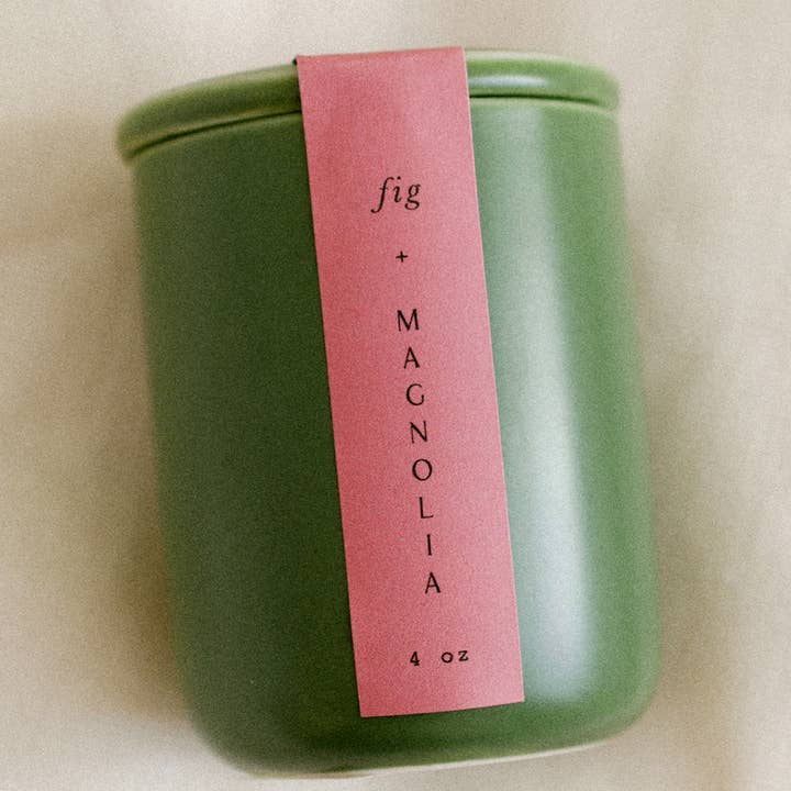 LEIF - Wholesale Jar/filled candle - MINI BOTANIST CANDLE in ceramic jar | fig & magnolia0
