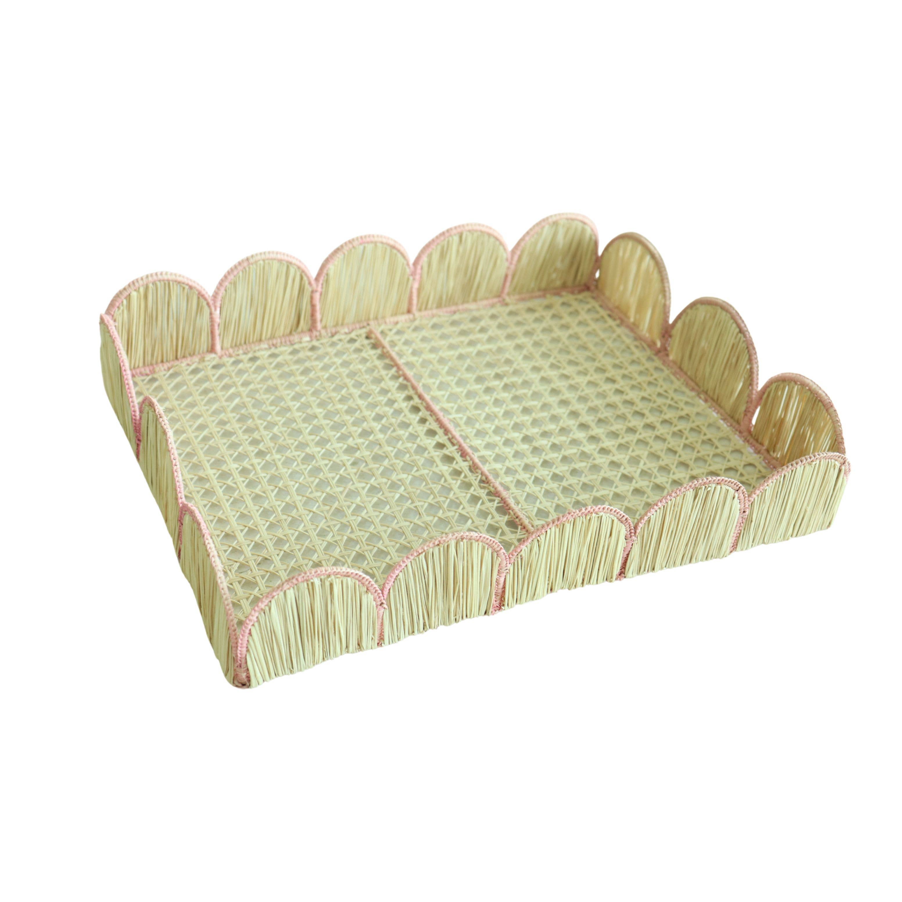 Klatso - Wholesale Decorative Tray - Scallop Rectangular Tray1