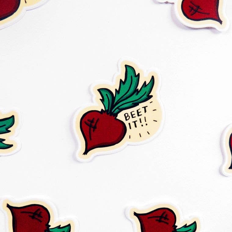 RAD Stickers + Doodads – Engroshandel Klistermærke – Beet Det Die-Cut Vinyl Sticker2