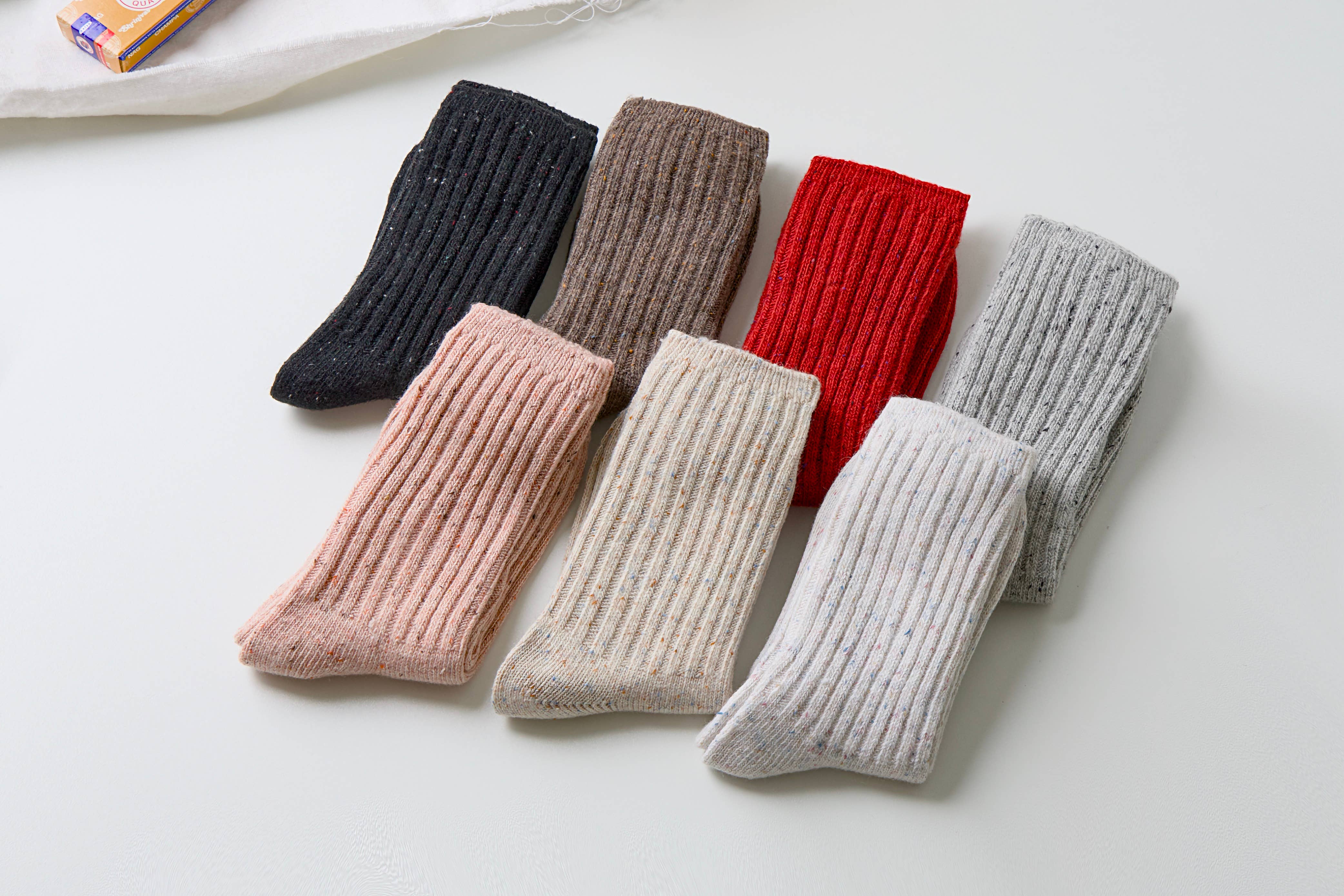Happy Knits – wholesale Socks – Women's – Women’s Wool Blend Crew Socks – Warm & Cozy Winter Style10