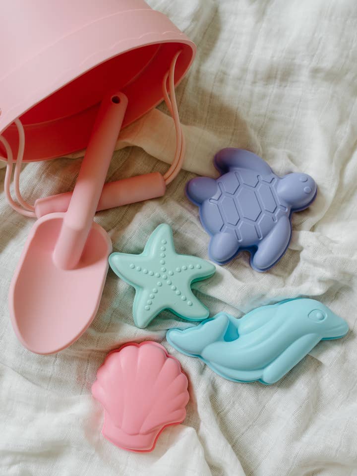 Cubo de Playa de Chicle con Personajes del Océano para venta al por mayor de Peaks & Valleys Baby