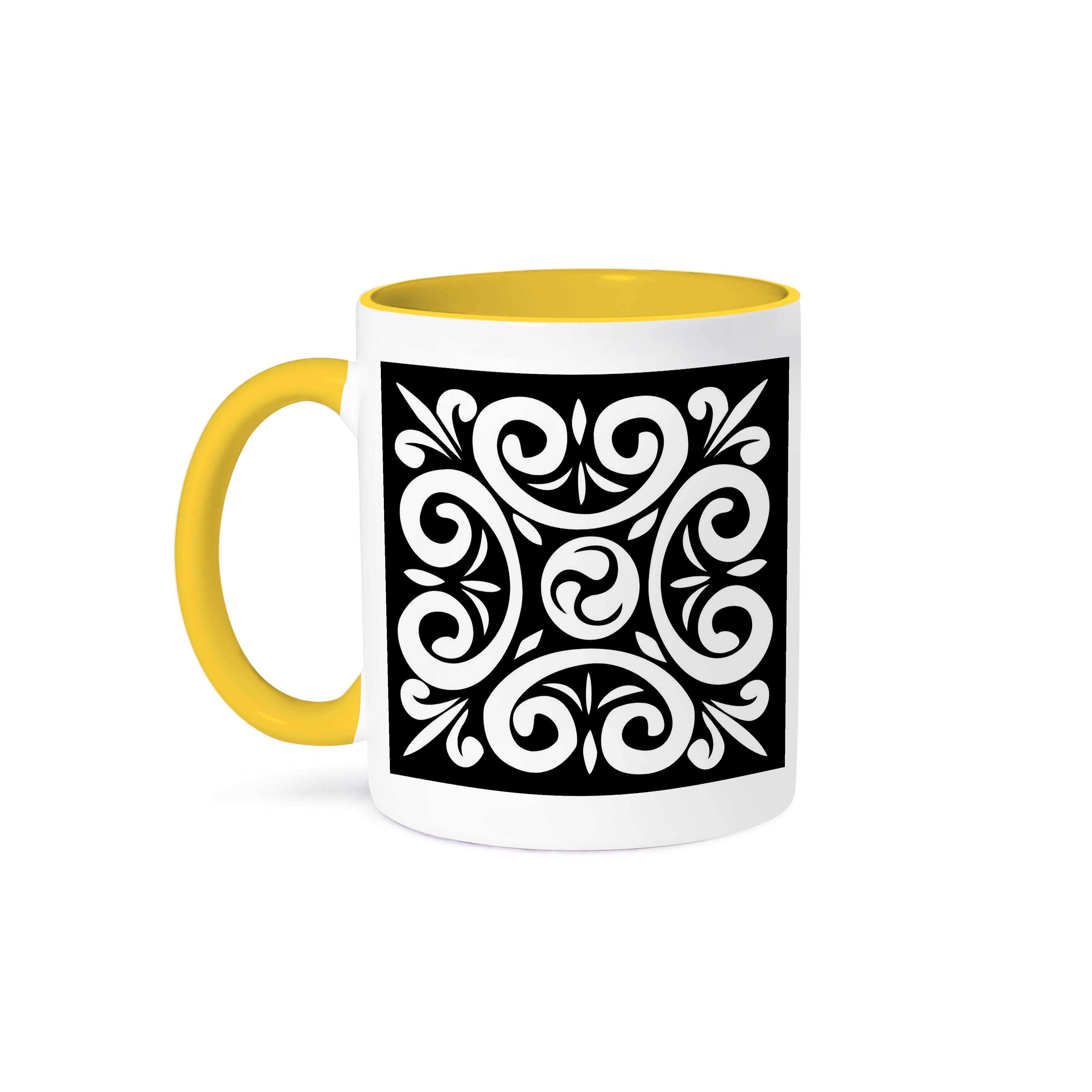 3dRose - Wholesale Coffee Mug - 3dRose, Curly Design Repeated, Mug0