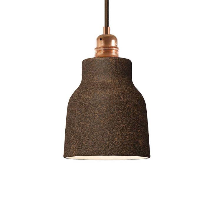 Pendant lamp Made in Italy complete with textile cable, for wholesale by LIGHTINUP S.R.L.
