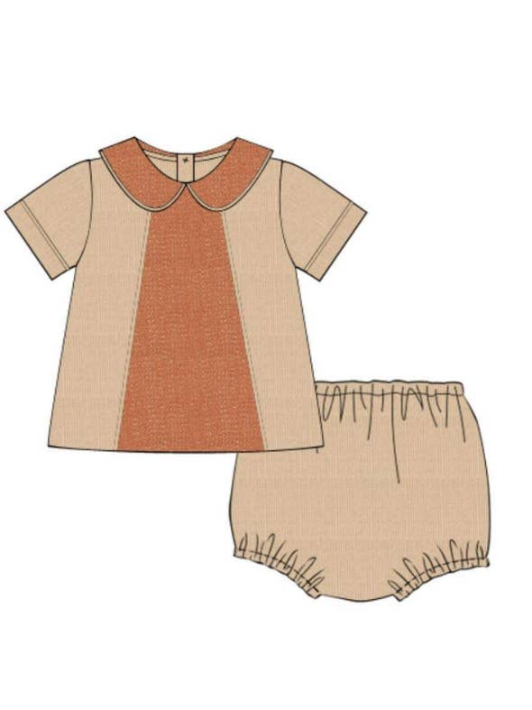 CONJUNTO DE FRALDAS DE LINHO LARANJA por atacado de Beck & Gray