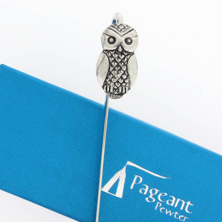 Owl Pewter Bookmark for wholesale by Pageant Pewter