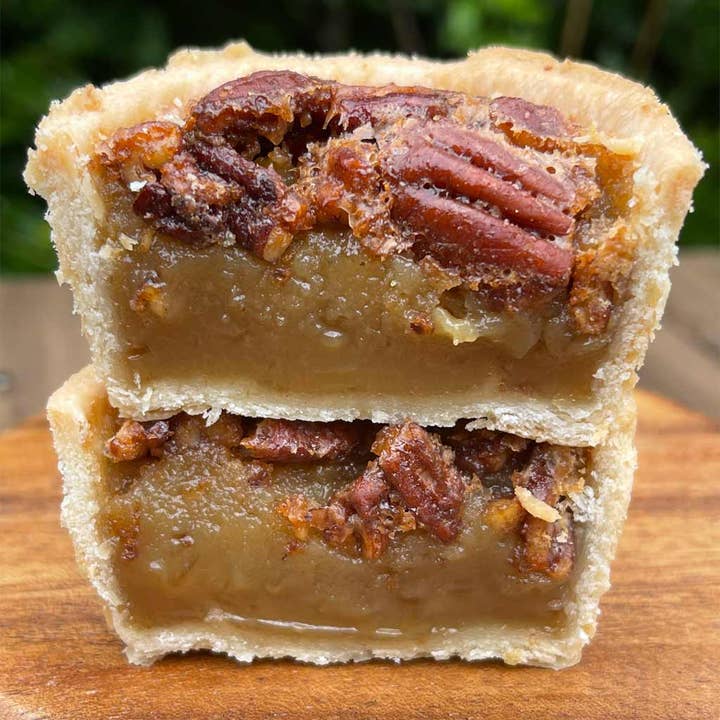 Gourmet Butter Tarts - Pecan for wholesale by Carla’s Cookie Box