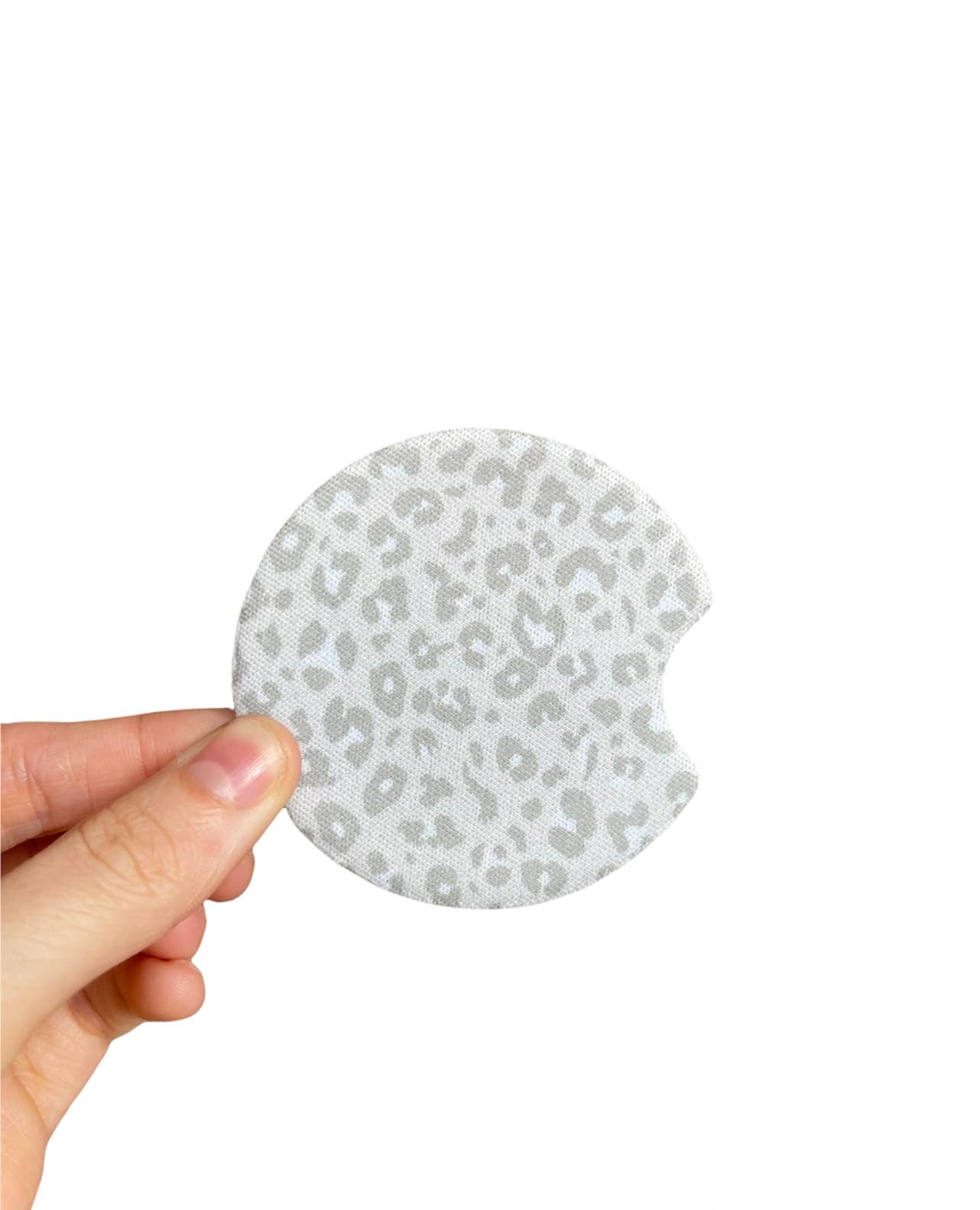 XO Wholesale - Wholesale Car Coaster - Women's - White and Gray Leopard Car Coasters1