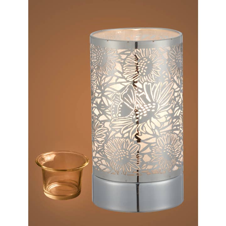 Peterson Houseware & Artwares US - Wholesale Wax Warmer - 7" Touch Lamp/Oil Burner/Wax Warmer-Sunflower1