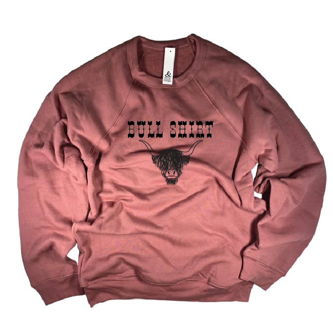Bull Shirt Sweatshirt for wholesale by and - ashley nicole designs